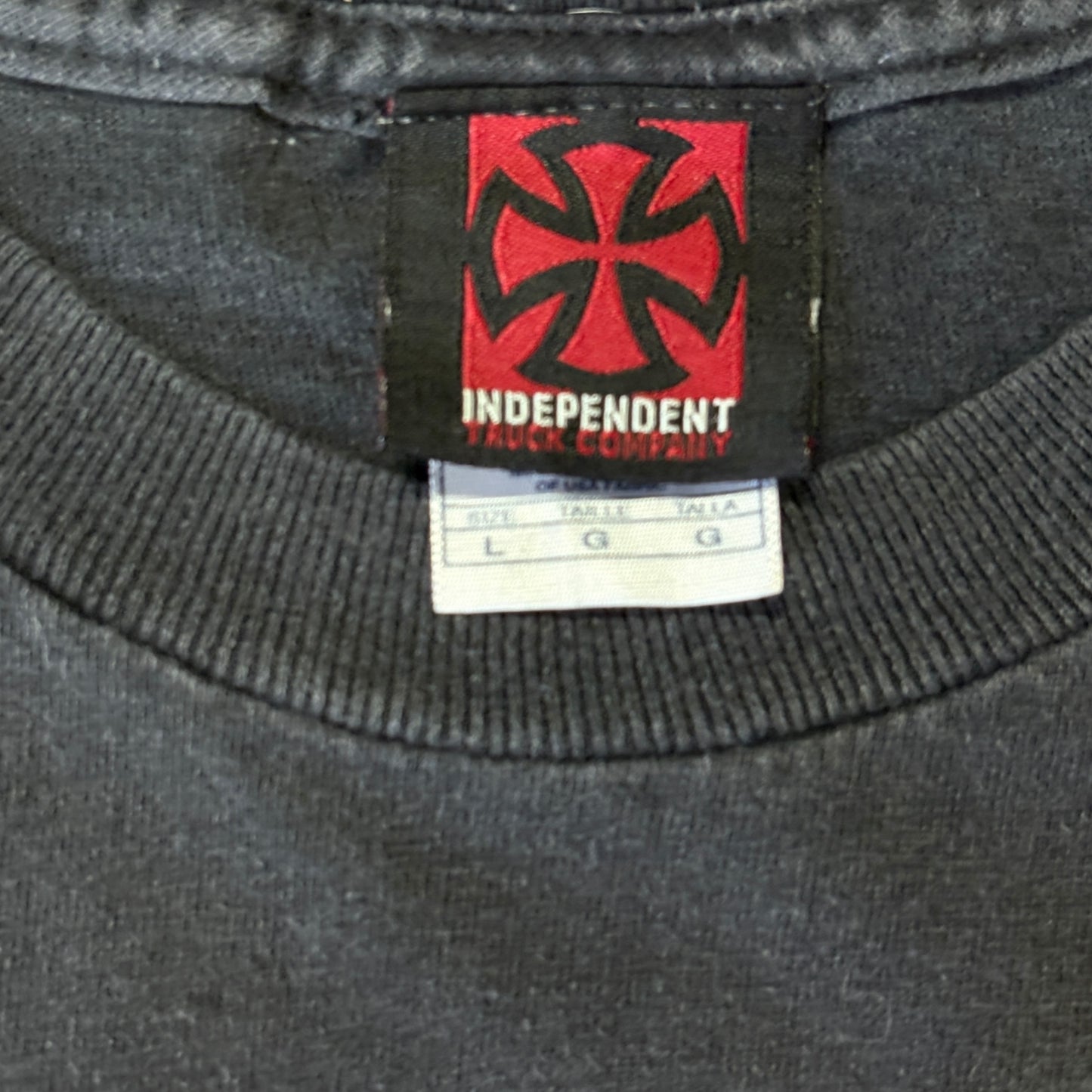 INDEPENDENT Eagle Graphic Print T-shirt Size L