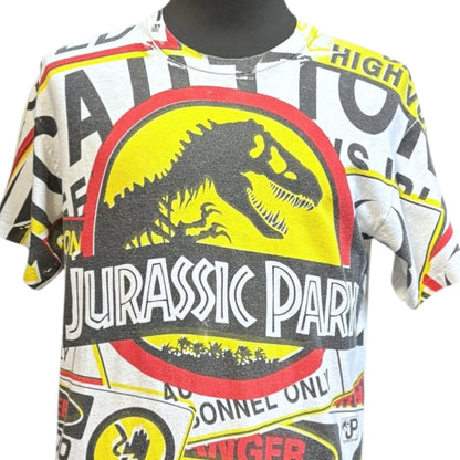 JURASSIC PARK OVER PRINT T-Shirt Size L