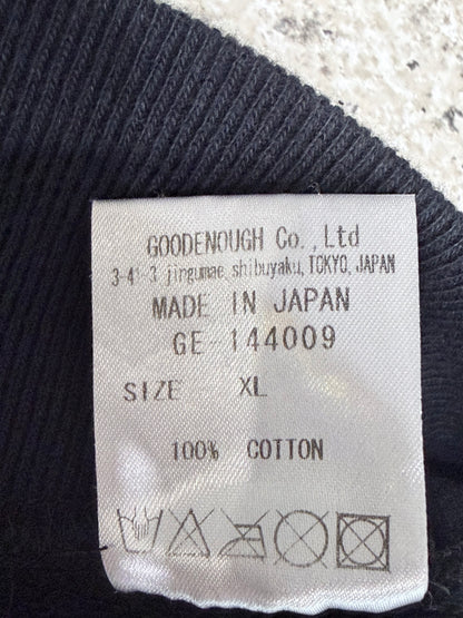 GOODENOUGH ROUND BODY CLASSICS Black Hoodie Size XL
