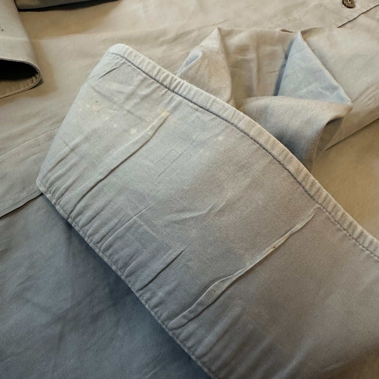 GUCCI 2000s Cotton Stand Collar Jacket Blue-Grey Size M