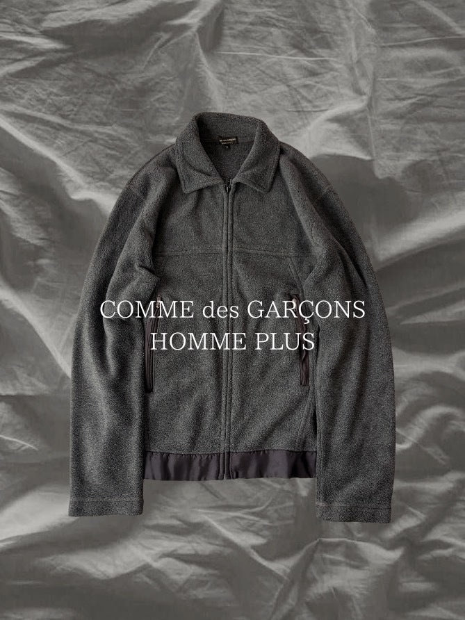 COMME des GARÇONS HOMME PLUS AW05 Curved Jacket Gray Size M
