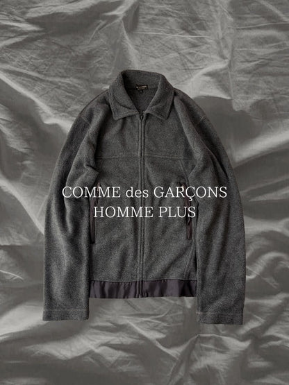 COMME des GARÇONS HOMME PLUS AW05 Curved Jacket Gray Size M