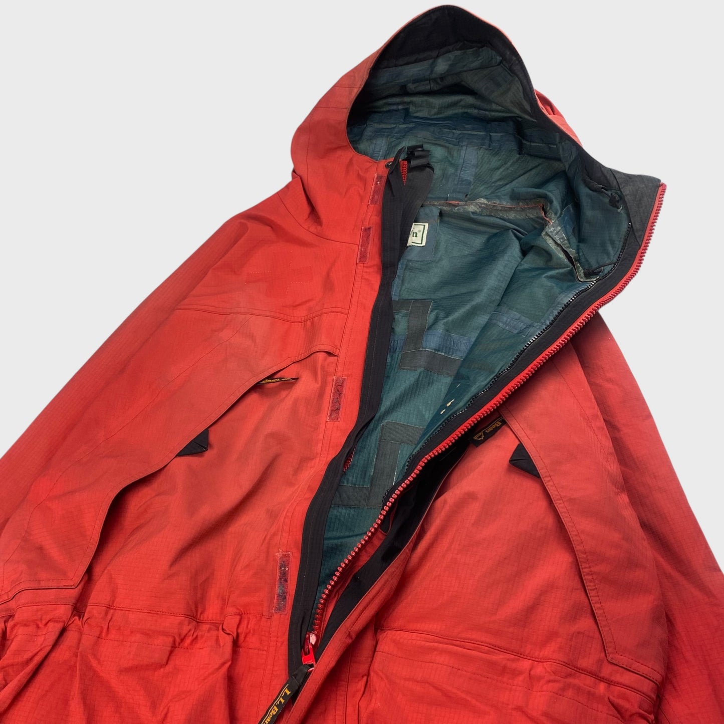L.L.Bean 90s GORE-TEX Drawstring Mountain Parka Red Size XL