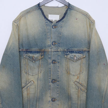 MAISON MARGIELA 22SS Vintage Wash Denim Jacket Blue Size 52