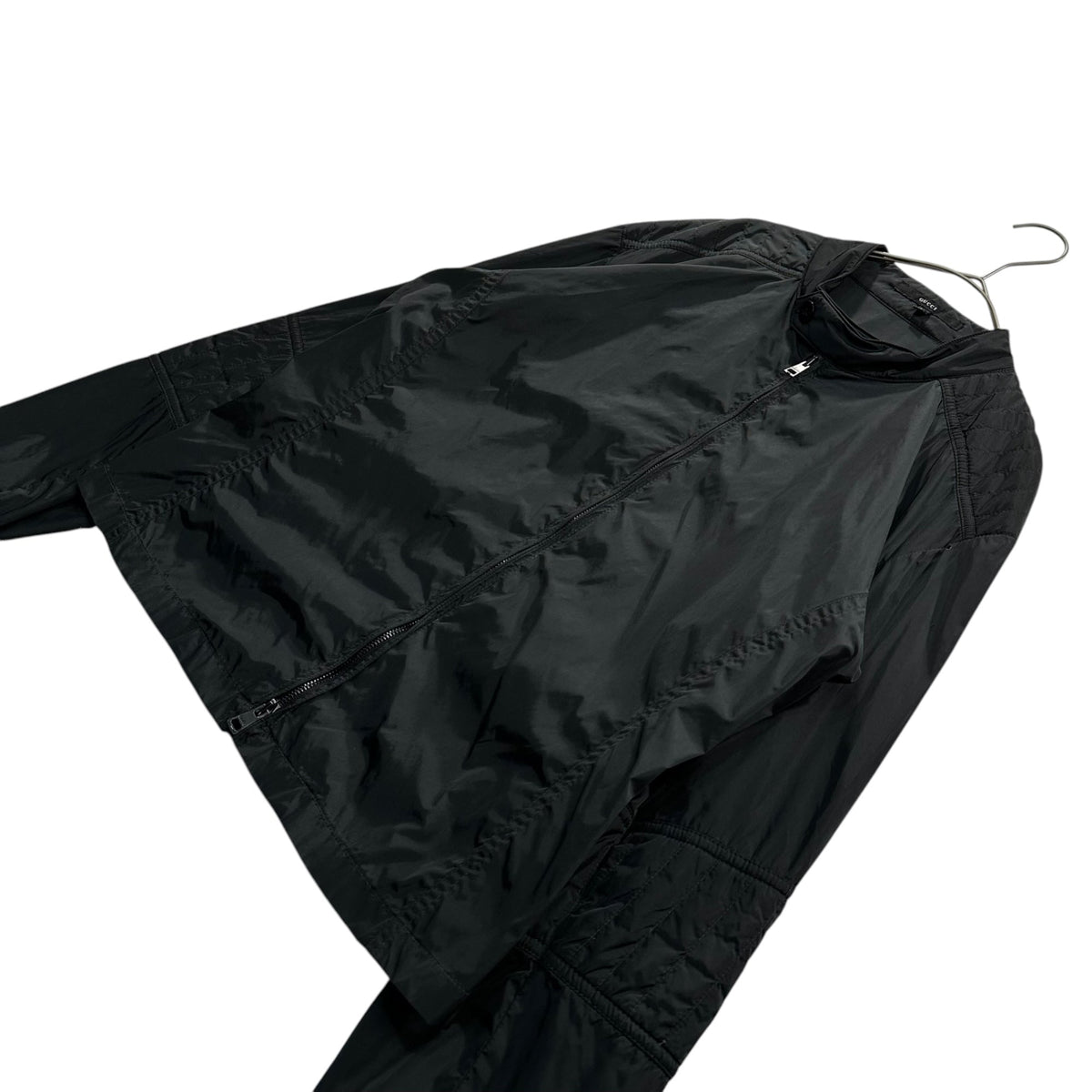 GUCCI 99SS By Tom Ford Nylon Rider Jacket Black Size 48