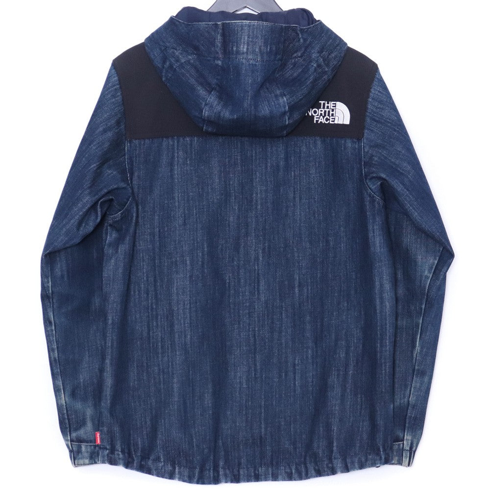 SUPREME x THE NORTH FACE 15SS Denim Dot Jacket Indigo Size S