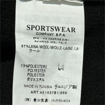 STONE ISLAND 06AW Archive Zip-Up Knit Jacket Black