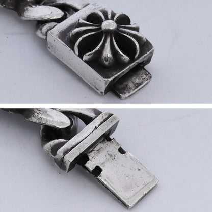 CHROME HEARTS CROSS LINK Bracelet Silver