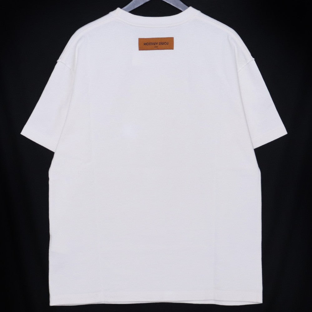 LOUIS VUITTON 22AW LV Flower Tapestry T-Shirt White Size M