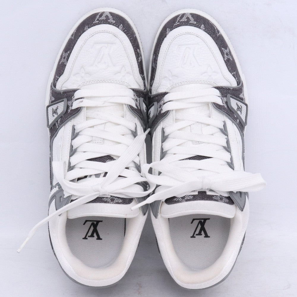 Louis Vuitton LV Trainer White Grey Sneakers Size 5