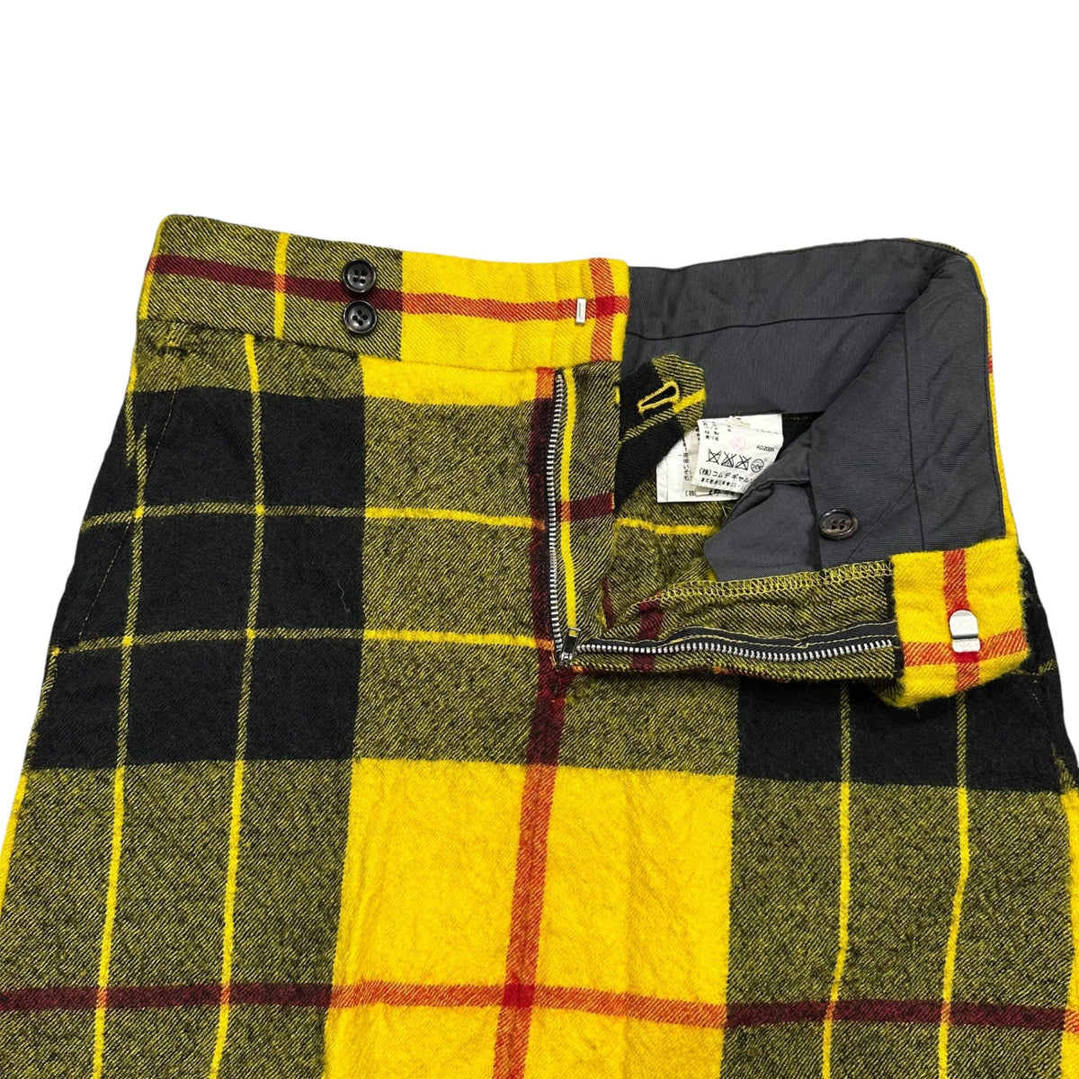 COMME des GARCONS 00AW Tartan Check Skirt Multi Size S