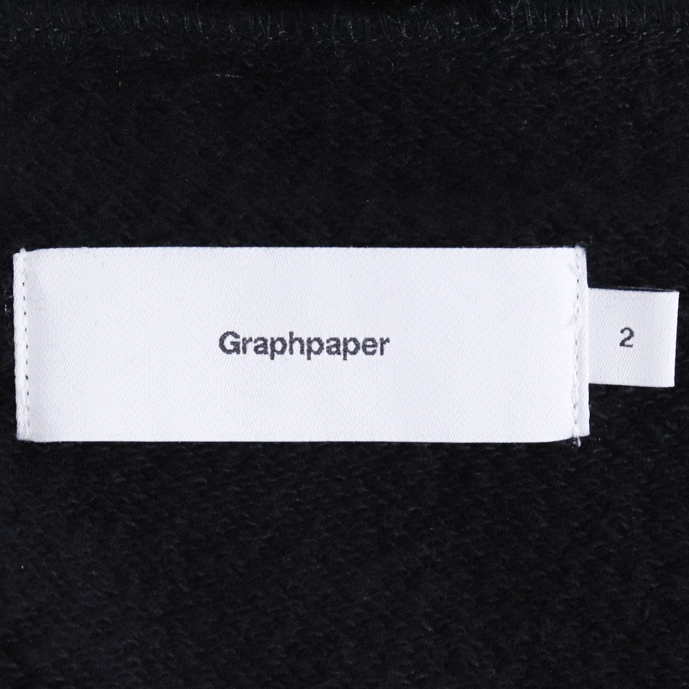 GRAPHPAPER 24AW Azuma Terry Sweatpants Black Pants Size 2