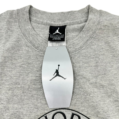 NIKE 90s Jordan Wing Logo 3D Print T-Shirt Gray Size L