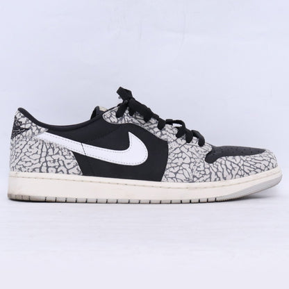 NIKE Air Jordan 1 Retro Low OG Cement Sneakers Size 28cm