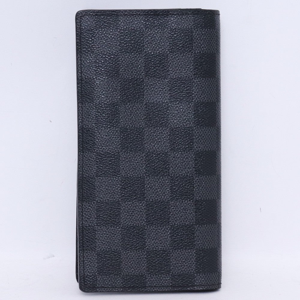 Louis Vuitton Damier Graphite Brazza Wallet Black Size F