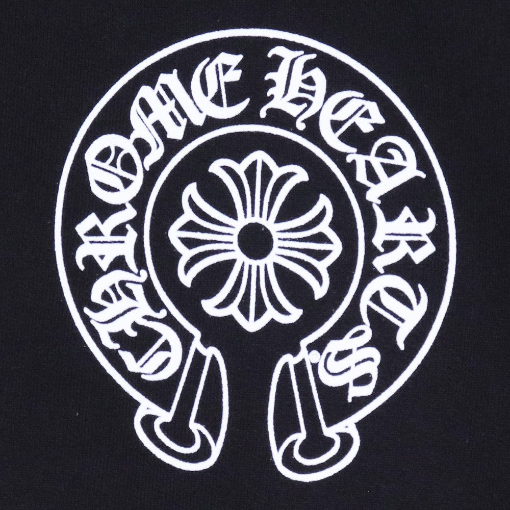 CHROME HEARTS Tokyo Ltd Back Horseshoe Hoodie Black Size M