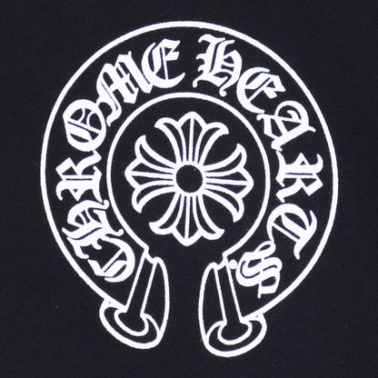 CHROME HEARTS Tokyo Ltd Back Horseshoe Hoodie Black Size M