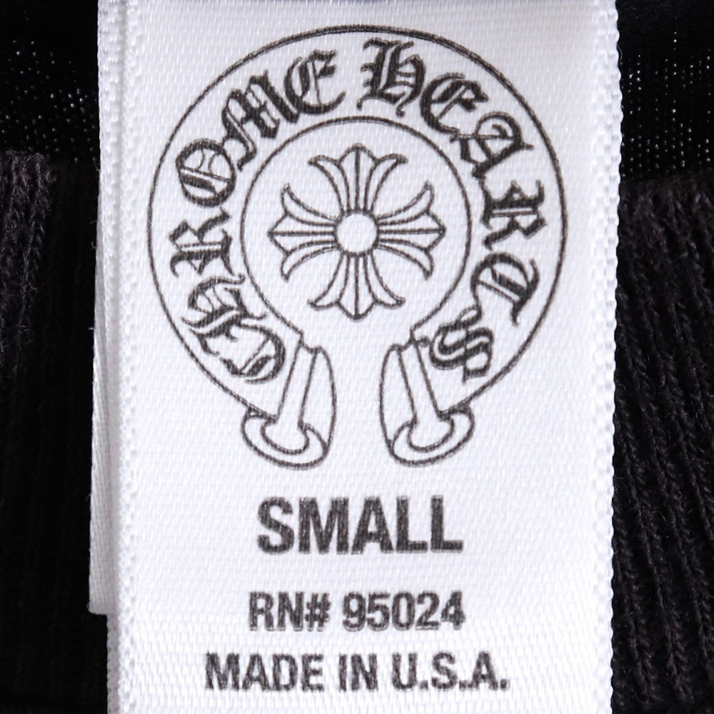 CHROME HEARTS OLD SS BS Fleur Circle T-Shirt Black Size S