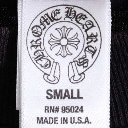 CHROME HEARTS OLD SS BS Fleur Circle T-Shirt Black Size S