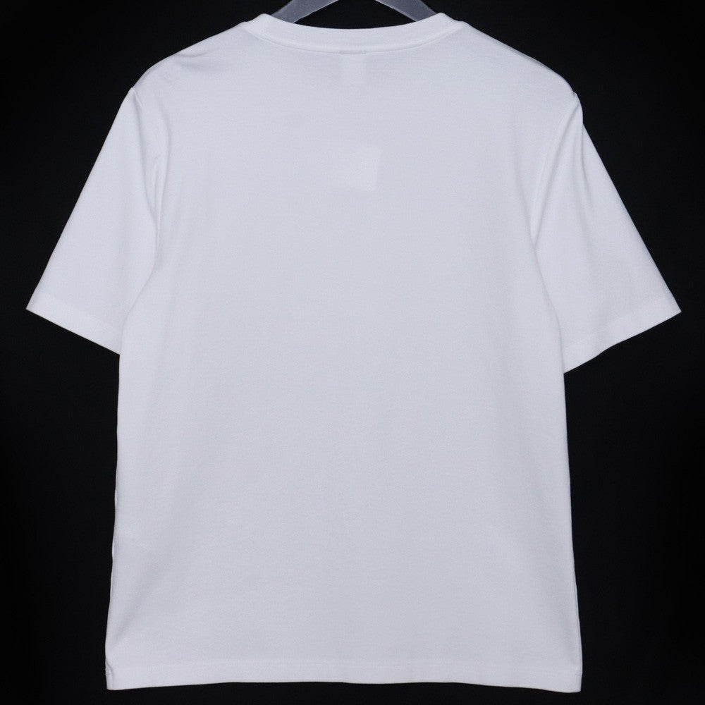 BERLUTI 25SS Scritto Embroidery T-Shirt White Size XS