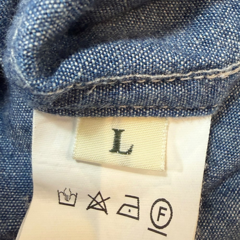 Human Made Western Chambray Shirt Indigo Size L