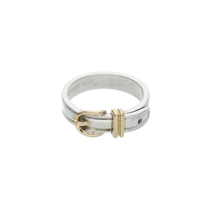 Hermes HERMÈS 2000s Silver Gold 925 Ring