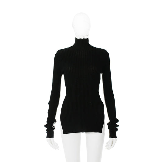 Celine CÉLINE by Phoebe Philo Black Knit Sweater Size S