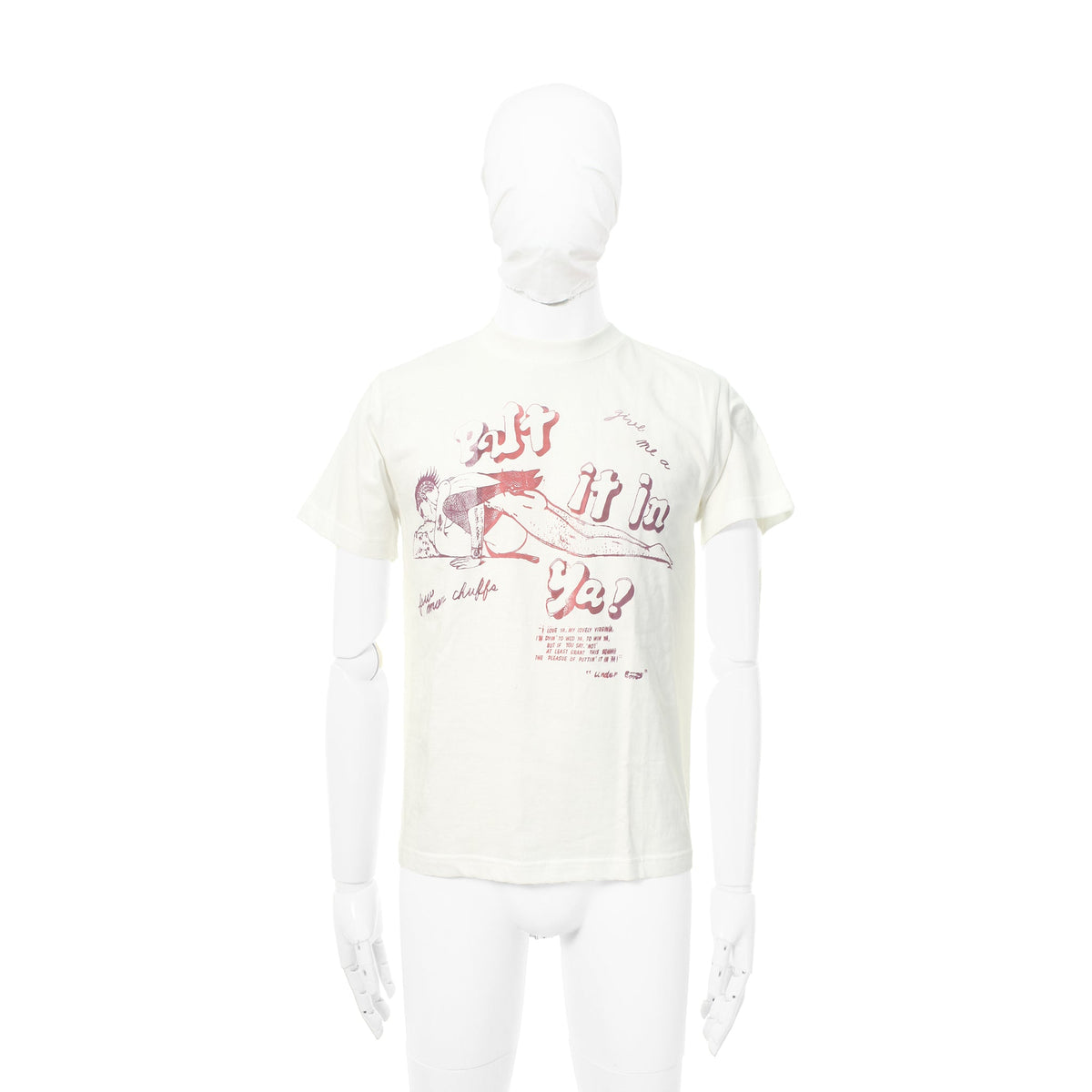 UNDERCOVER 2007 SS White Long Sleeve T-Shirt Size S