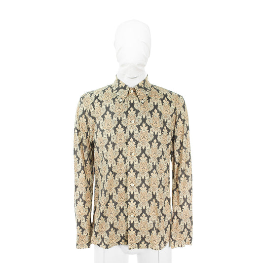 NUMBER (N)INE Beige Long Sleeve Shirt Size 4