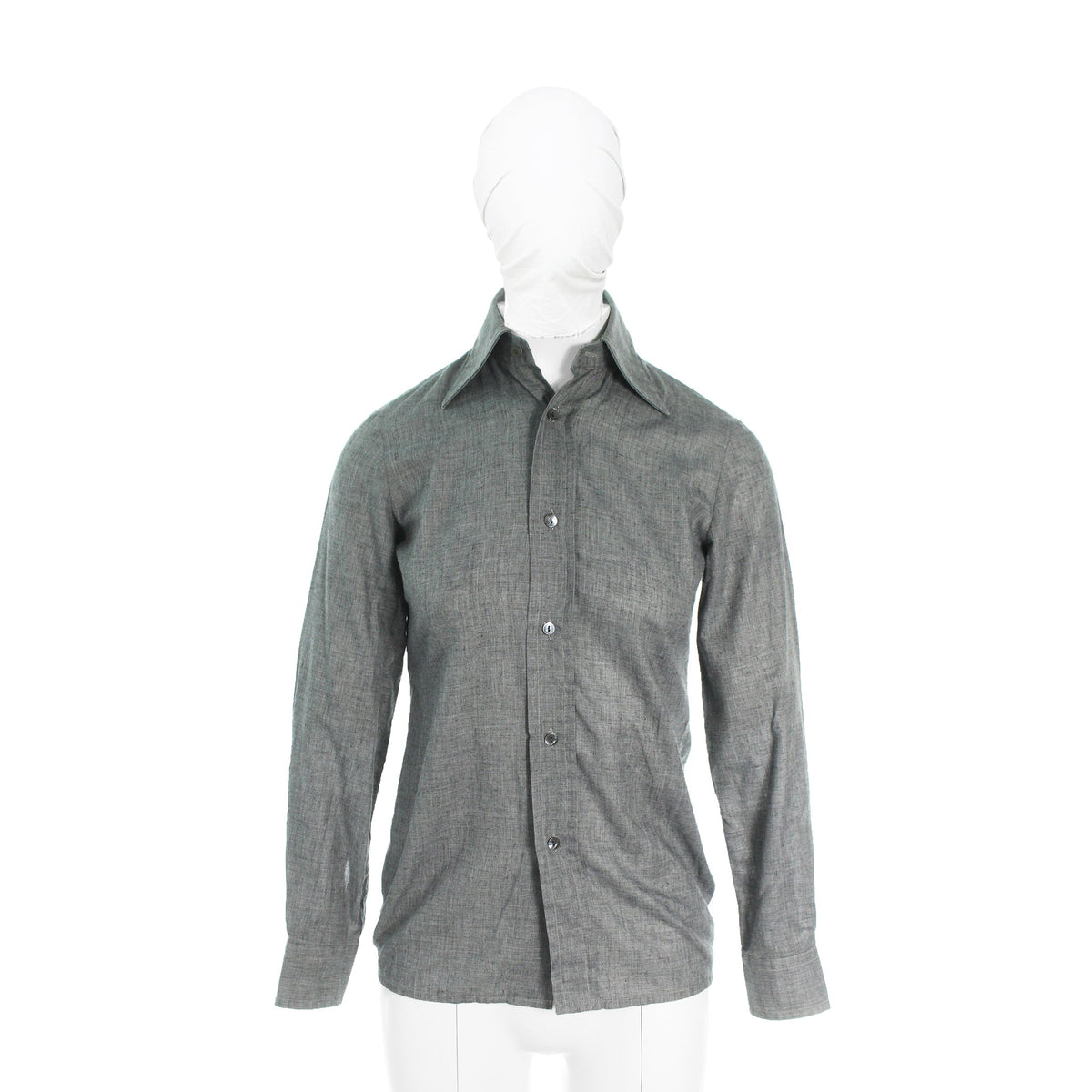 Maison Martin Margiela 1997AW Gray Long Sleeve Shirt Size S