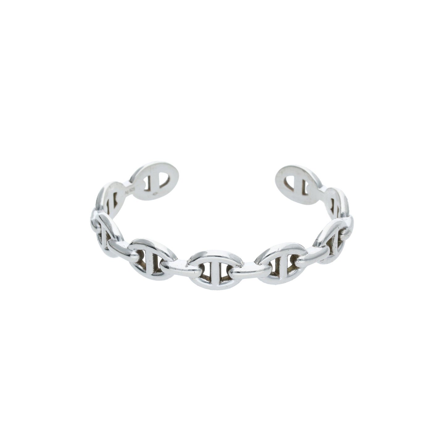 Hermes HERMÈS 2010s Silver 925 Bracelet Size - 1CM