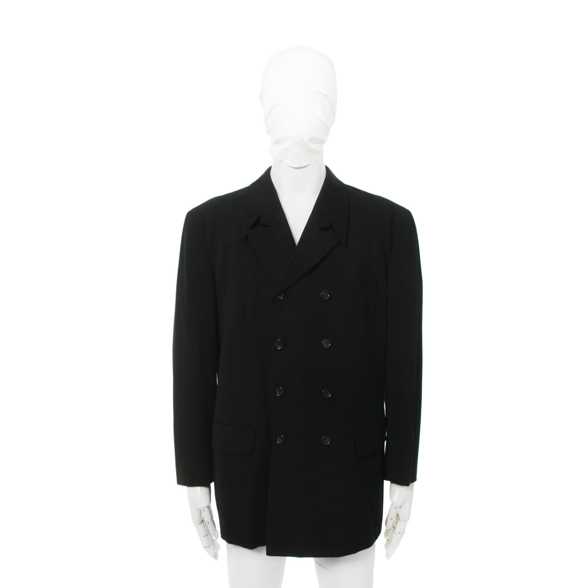 COMME des GARCONS HOMME PLUS 1980s Black Shirt Size S