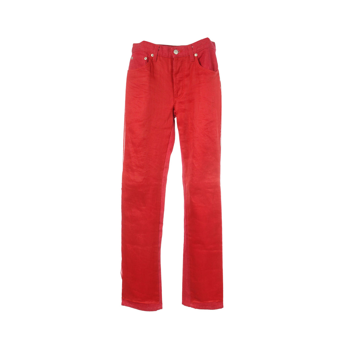 HELMUT LANG 1997 S/S Red Jeans Size 26 Inch