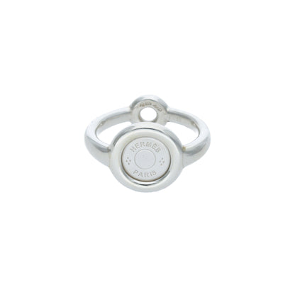 Hermes HERMÈS 2000s 925 Sterling Silver Ring Silver