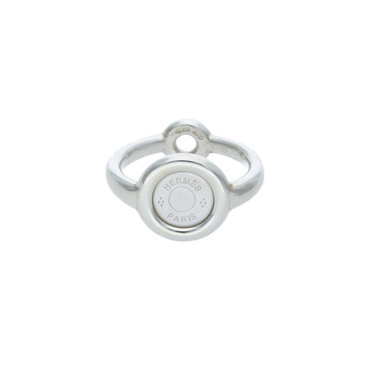 Hermes HERMÈS 2000s 925 Sterling Silver Ring Silver