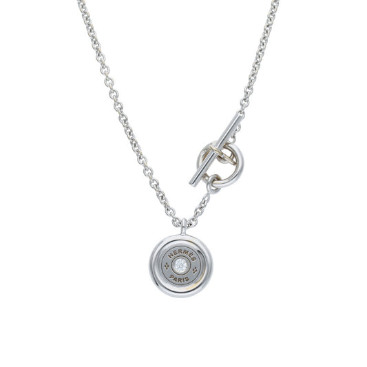 Hermes HERMÈS 2000s Silver Necklace Size 46.5CM