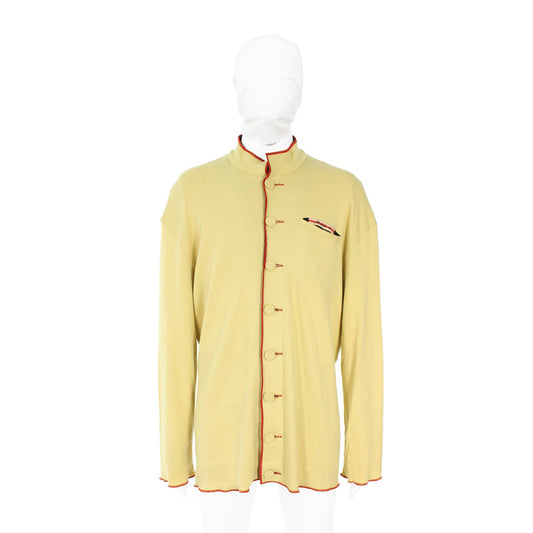 Jean Paul Gaultier Long Sleeve Top Yellow