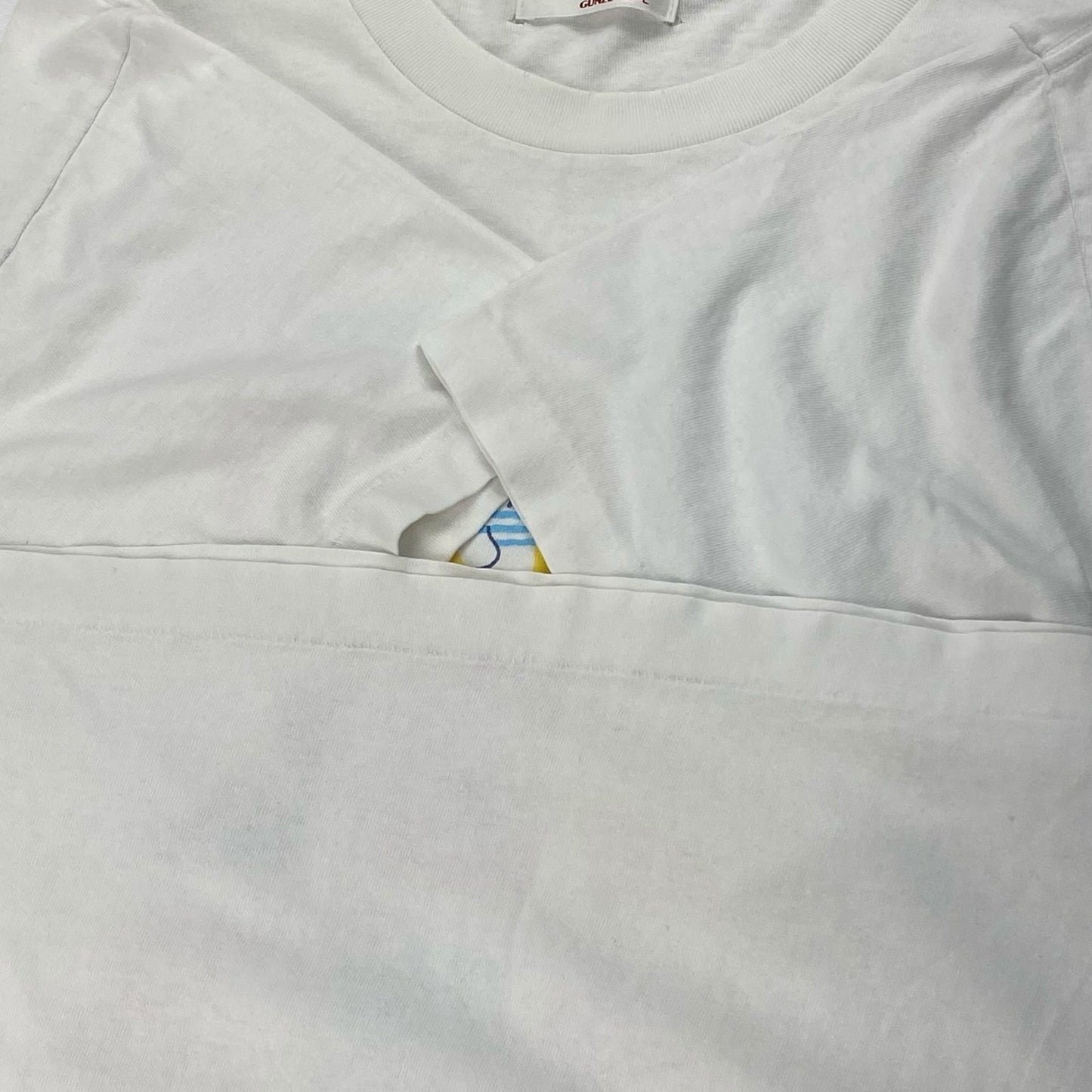 GUNZE Short Sleeve T-Shirt White Size L