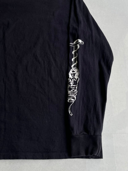 Undercover John Undercover Black Sleeve Henley Size 2