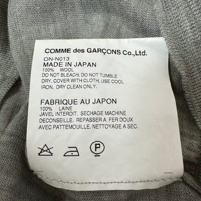 COMME des GAR AW14 V-Neck Knit 100% Wool