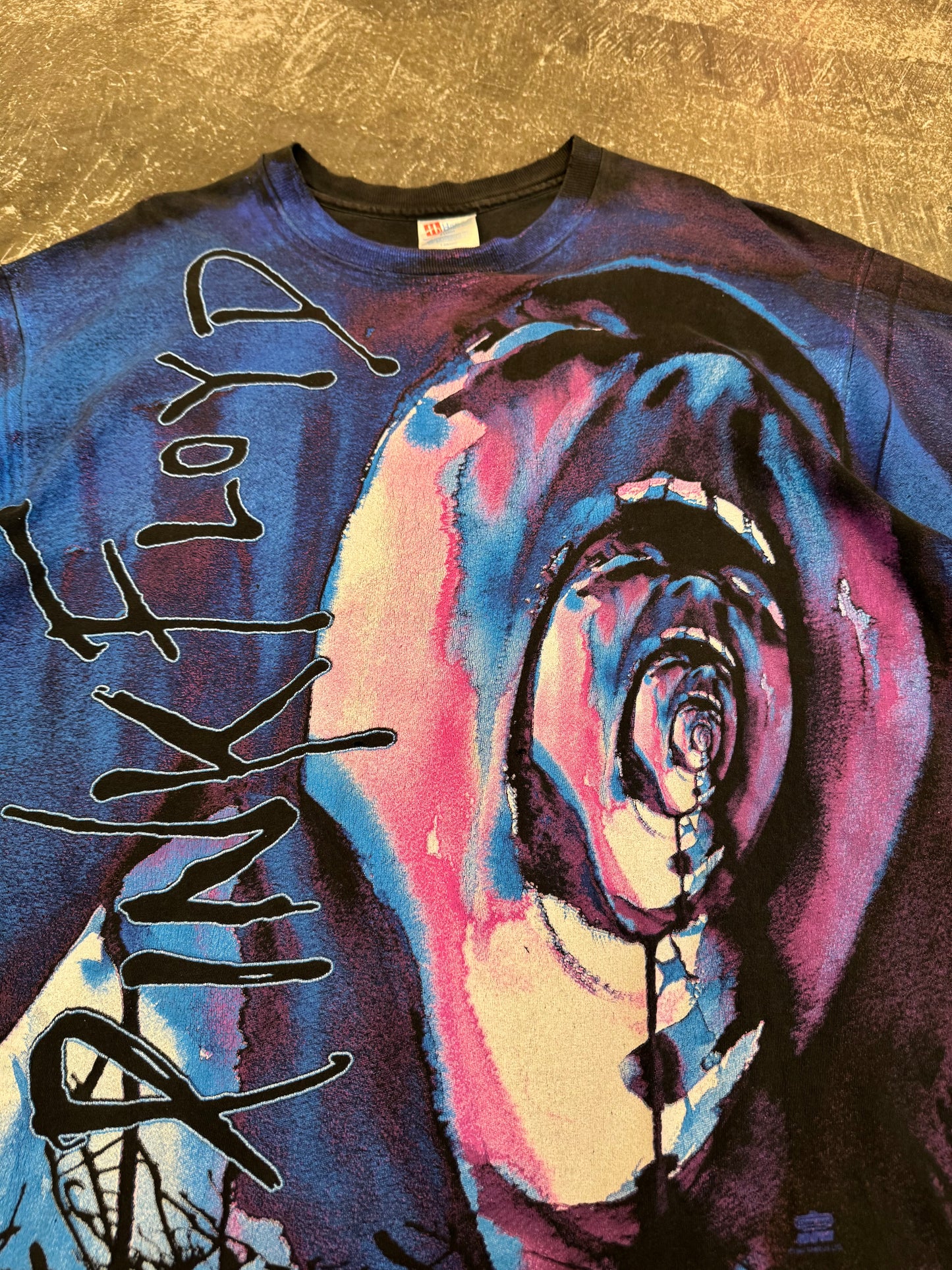Pink Floyd Black Cotton T-Shirt Size XL