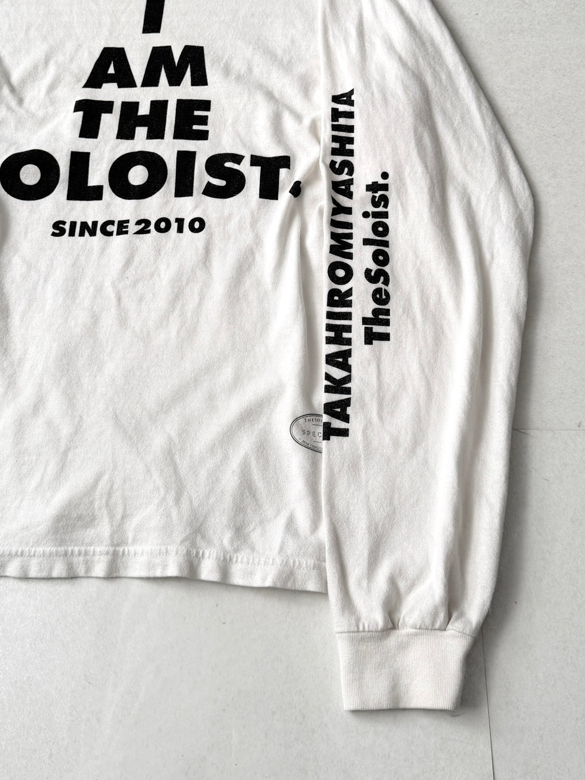 TAKAHIRO MIYASHITA The Soloist Message Design Shirt Cotton