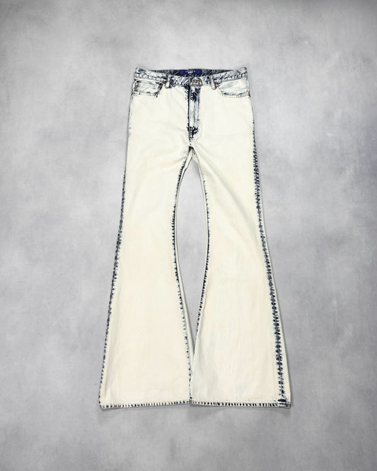 Junya Watanabe Acid Wash Bootcut Jeans Multi S/S2026 Size S