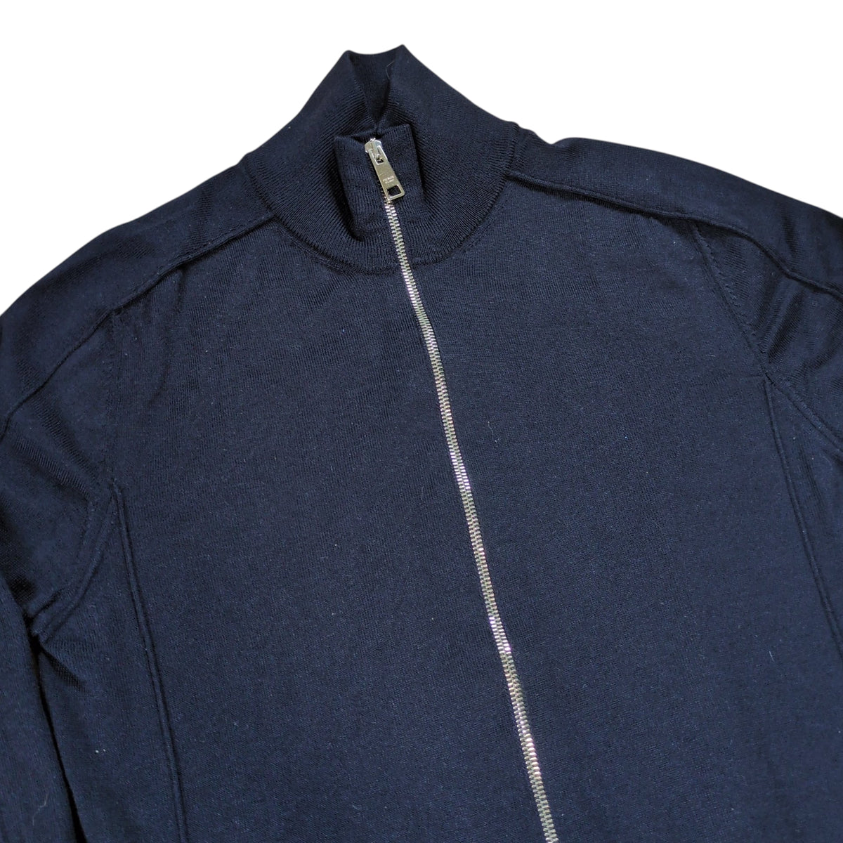 PRADA 22AW Full Zip Wool Drivers Knit Size 46