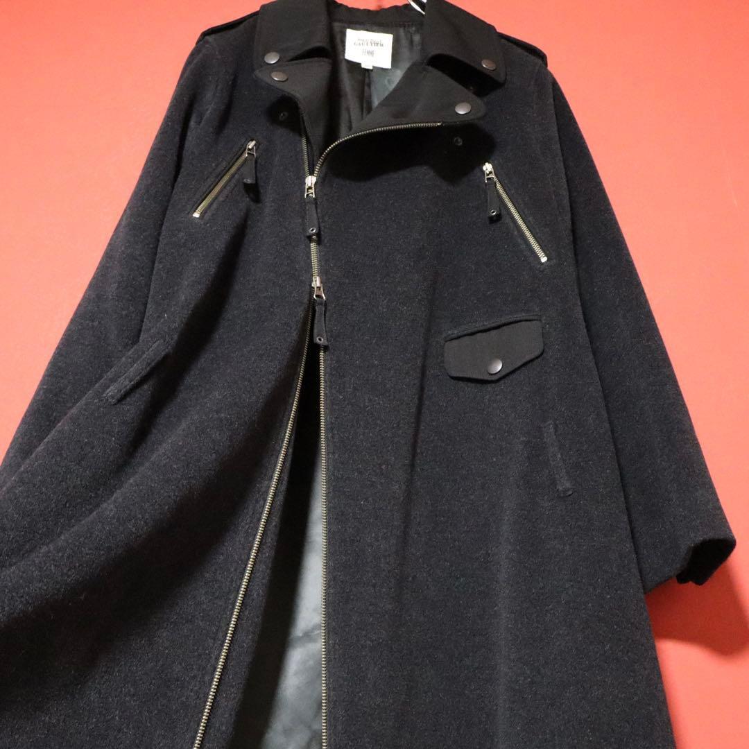 Jean Paul GAULTIER FEMME 90s Sleeve Zip Long Coat Size 40