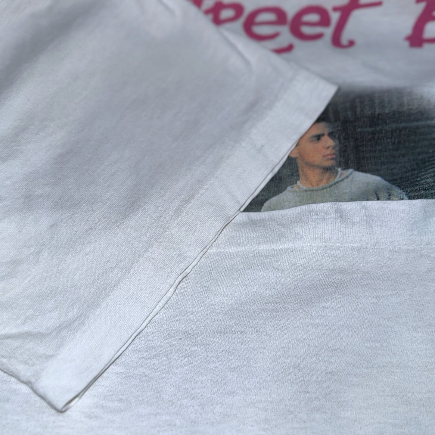 BACKSTREET BOYS 90s Photo Print Single Stitch Tee Size XL