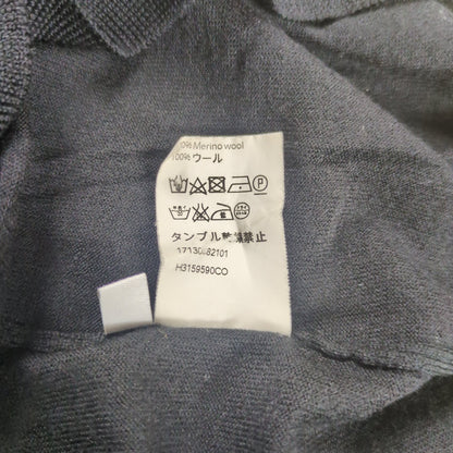 LOEWE Black Triangle Design Merino Wool Sweater Size XS