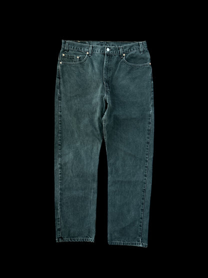 Levi's 505 Black Denim Jeans USA Made Big Size 38