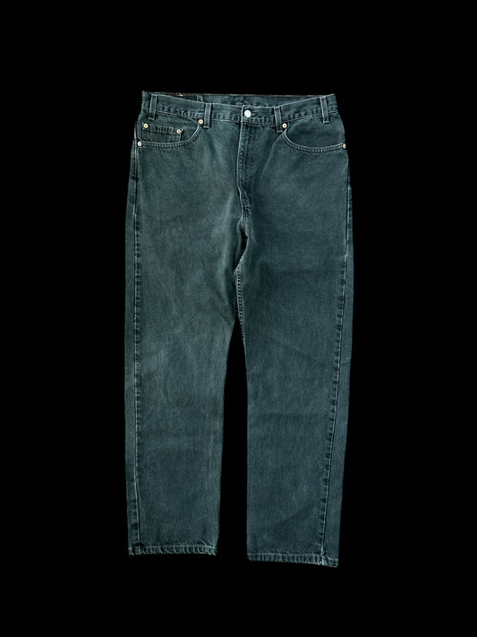 Levi's 505 Black Denim Jeans USA Made Big Size 38