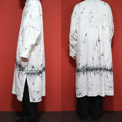 IM MEN 24SS Roketsu Dye Stand Collar Cotton Coat Size 2